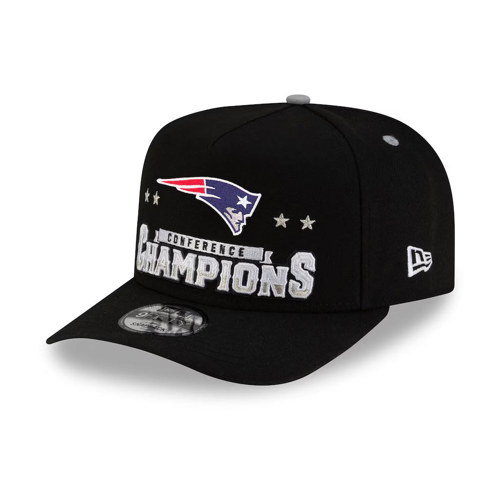 第60回スーパーボウル進出記念 海外取寄 ニューエラ 9FIFTY ニューイングランド ペイトリオッツ NFL AFC CHAMPIONS LOCKER ROOM TROPHY COLLECTION A-FRAME SNAPBACK