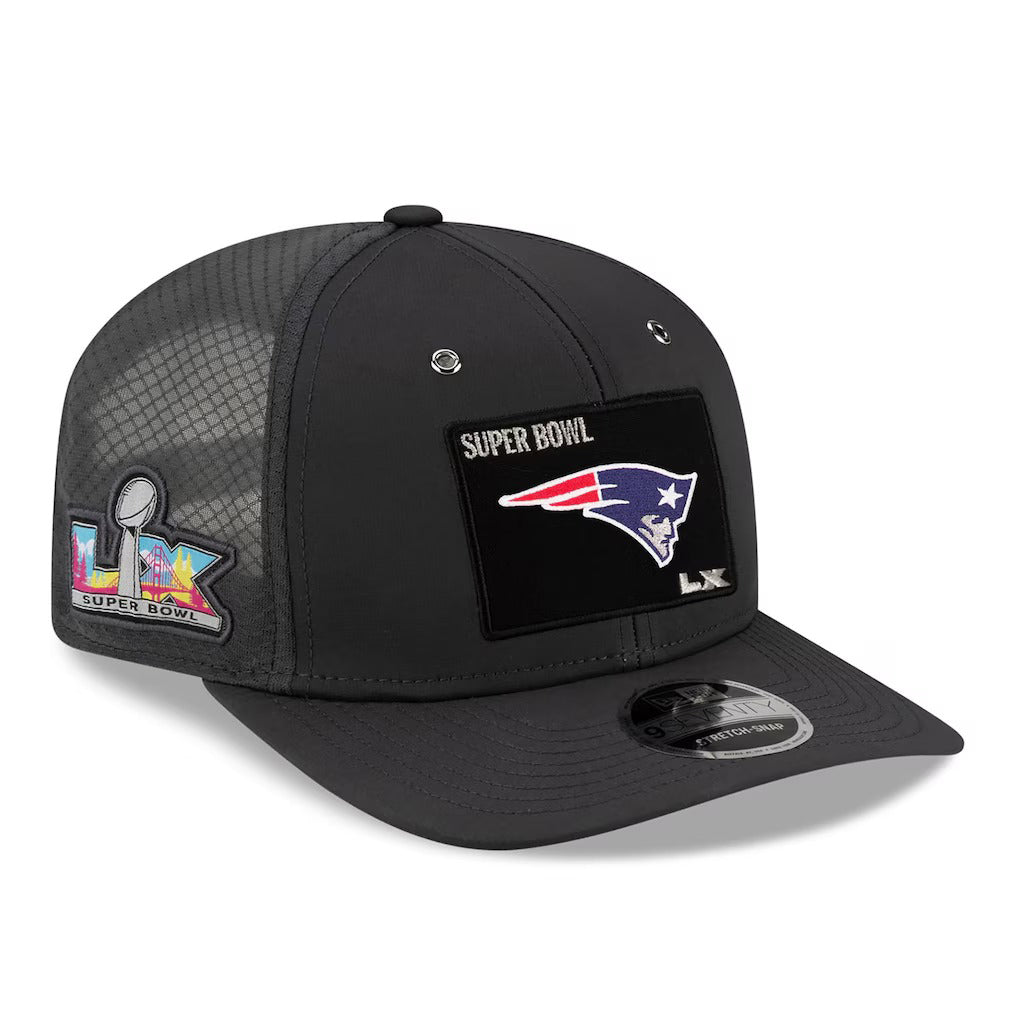 第60回スーパーボウル進出記念 海外取寄 ニューエラ 9SEVENTY ニューイングランド ペイトリオッツ NFL OPENING NIGHT SNAPBACK CHARCOAL