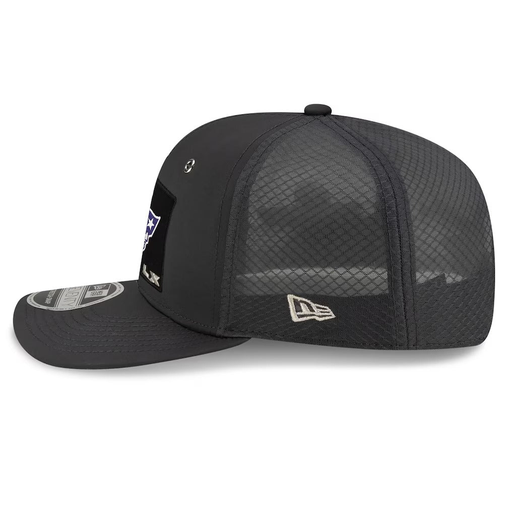 第60回スーパーボウル進出記念 海外取寄 ニューエラ 9SEVENTY ニューイングランド ペイトリオッツ NFL OPENING NIGHT SNAPBACK CHARCOAL