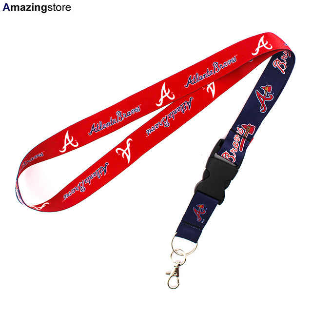 ウィンクラフト ランヤード アトランタ ブレーブス MLB LANYARD NAVY RED
