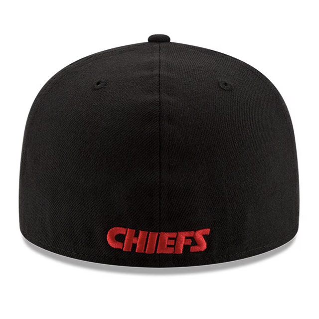 ニューエラ 59FIFTY カンザスシティ チーフス NFL SUPER BOWL LVIII CHAMPIONS FITTED CAP BLACK