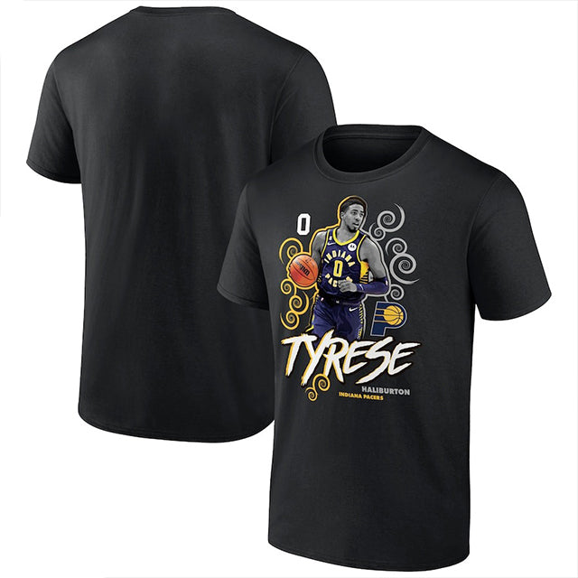 タイリース・ハリバートン 海外取寄 Tシャツ インディアナ ペイサーズ COMPETITOR T-SHIRT BLACK