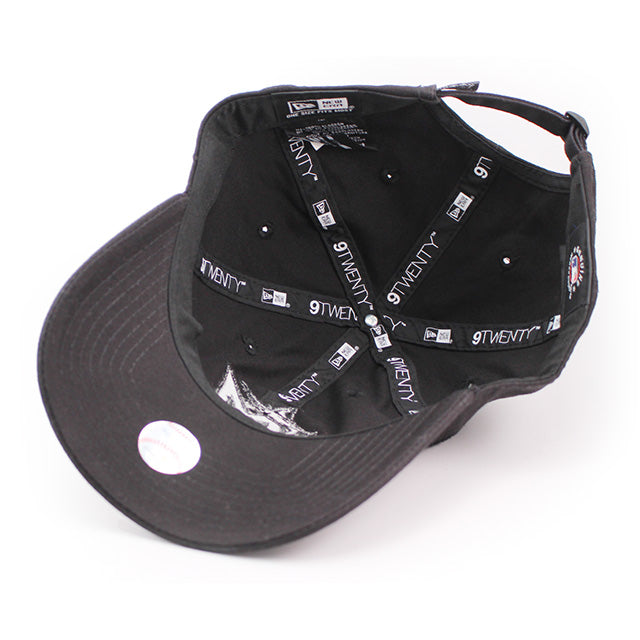 ニューエラ キャップ 9TWENTY ストラップバック マイアミ マーリンズ MLB CAP BLACK