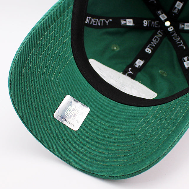 ニューエラ キャップ 9TWENTY ストラップバック ニューヨーク ジェッツ NFL SUPER BOWL III STRAPBACK CAP GREEN