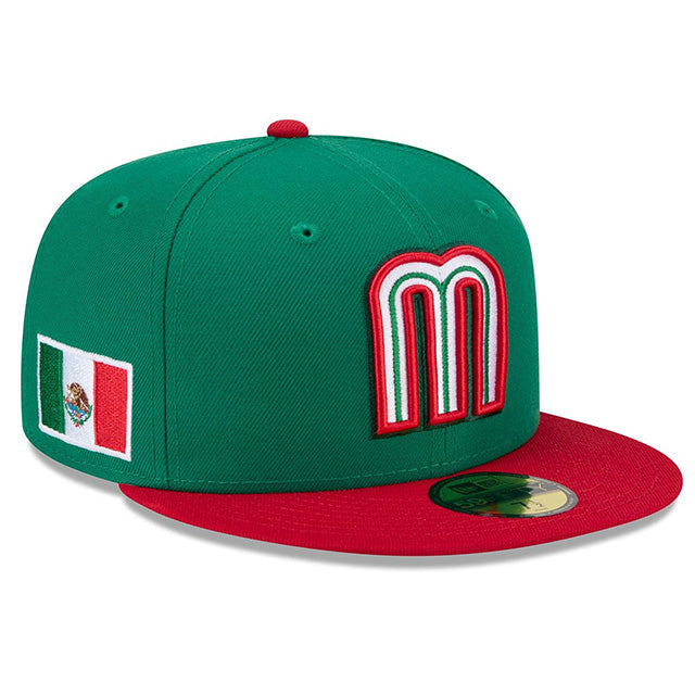 ニューエラ キャップ 59FIFTY WBC メキシコ 2026 WORLD BASEBALL CLASSIC FITTED CAP GREEN