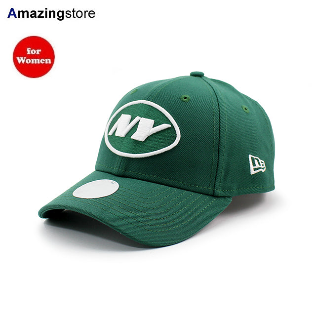 女性用 ニューエラ キャップ 9FORTY ストラップバック WOMENS ニューヨーク ジェッツ STRAPBACK CAP GREEN