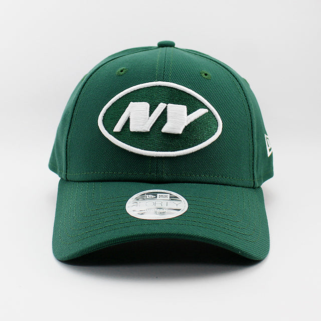 女性用 ニューエラ キャップ 9FORTY ストラップバック WOMENS ニューヨーク ジェッツ STRAPBACK CAP GREEN