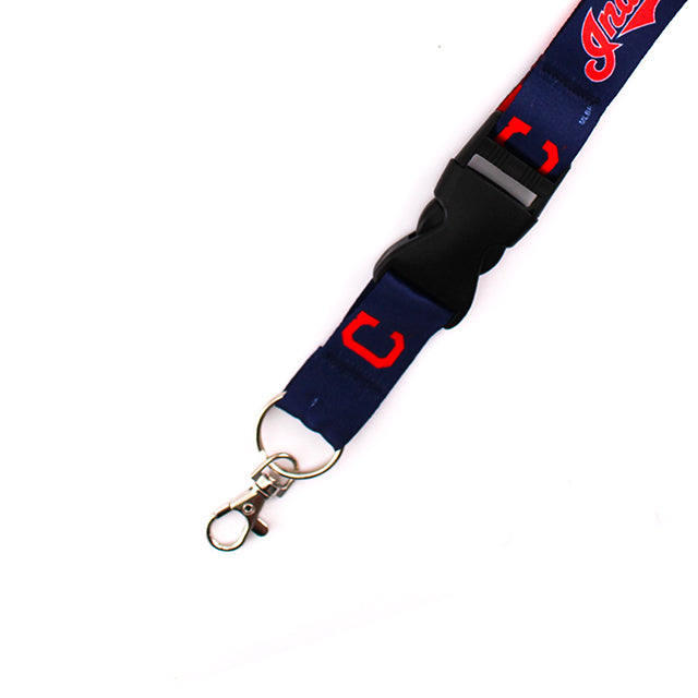 ウィンクラフト ランヤード クリーブランド ガーディアンズ MLB LANYARD NAVY RED