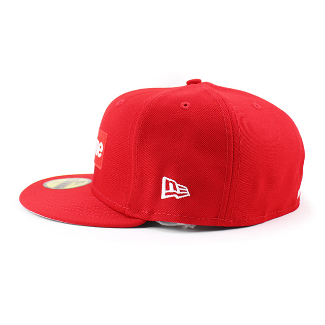 SUPREME ニューエラ キャップ 59FIFTY MONEY BOX LOGO FITTED CAP RED