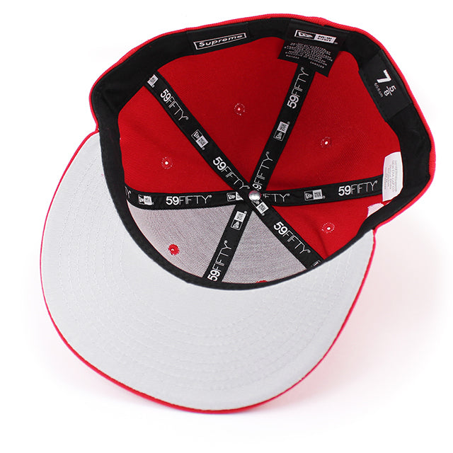 SUPREME ニューエラ キャップ 59FIFTY MONEY BOX LOGO FITTED CAP RED