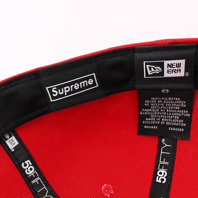 SUPREME ニューエラ キャップ 59FIFTY MONEY BOX LOGO FITTED CAP RED