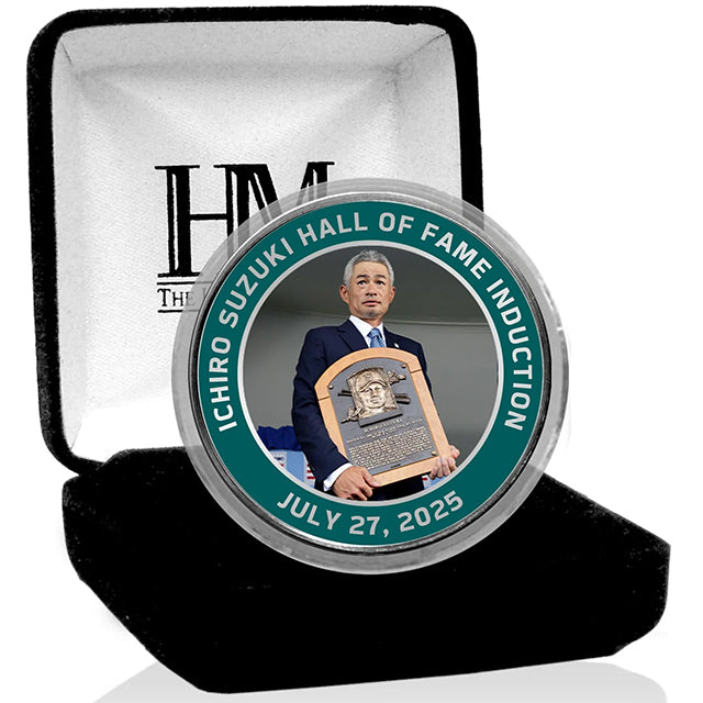 イチローモデル 海外取寄 HALL OF FAME 記念コイン シアトル マリナーズ 2025 BASEBALL HOF INDUCTION COLOR SILVER COIN