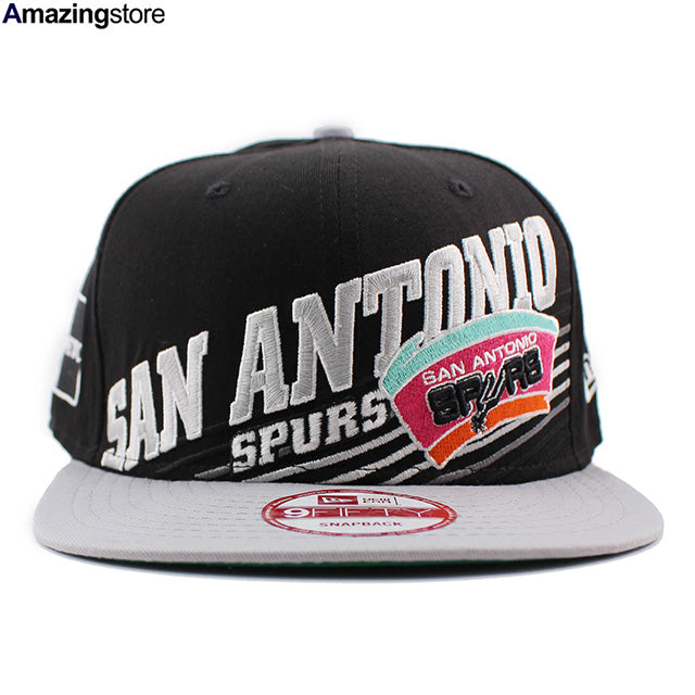ニューエラ キャップ 9FIFTY サンアントニオ スパーズ NBA HW STILL ANGLIN SNAPBACK CAP BLACK GREY