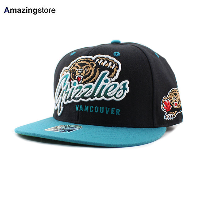 47ブランド スナップバック キャップ バンクーバー グリズリーズ NBA TRICKY LOU SNAPBACK CAP BLACK-TEAL