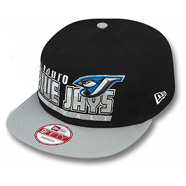 ニューエラ キャップ 9FIFTY スナップバック トロント ブルージェイズ MLB SLICE-N-DICE SNAPBACK CAP BLACK GREY