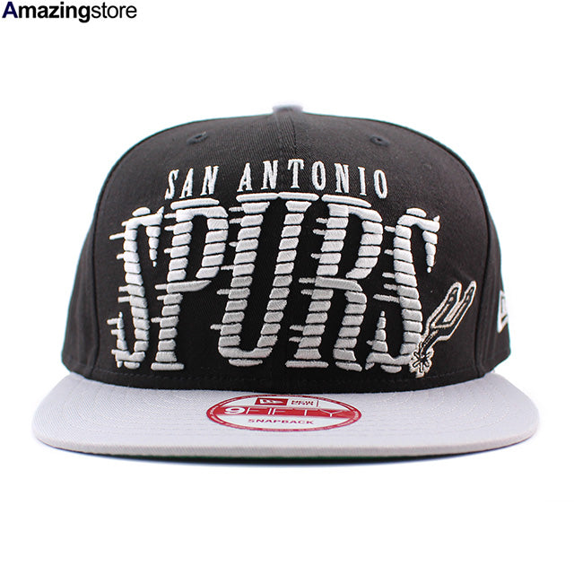 ニューエラ キャップ 9FIFTY サンアントニオ スパーズ NBA SAILTIP SNAPBACK CAP BLACK GREY