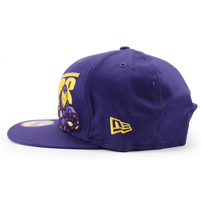 ニューエラ キャップ 9FIFTY ロサンゼルス レイカーズ NBA TEAM BASIC SNAPBACK CAP PURPLE