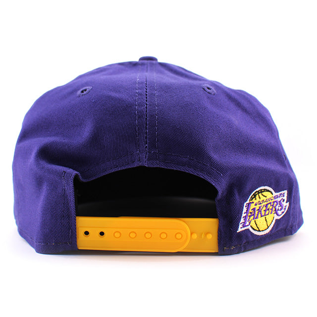 ニューエラ キャップ 9FIFTY ロサンゼルス レイカーズ NBA TEAM BASIC SNAPBACK CAP PURPLE
