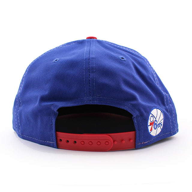 ニューエラ キャップ 9FIFTY スナップバック フィラデルフィア セブンティシクサーズ NBA TEAM BASIC SNAPBACK CAP BLUE RED