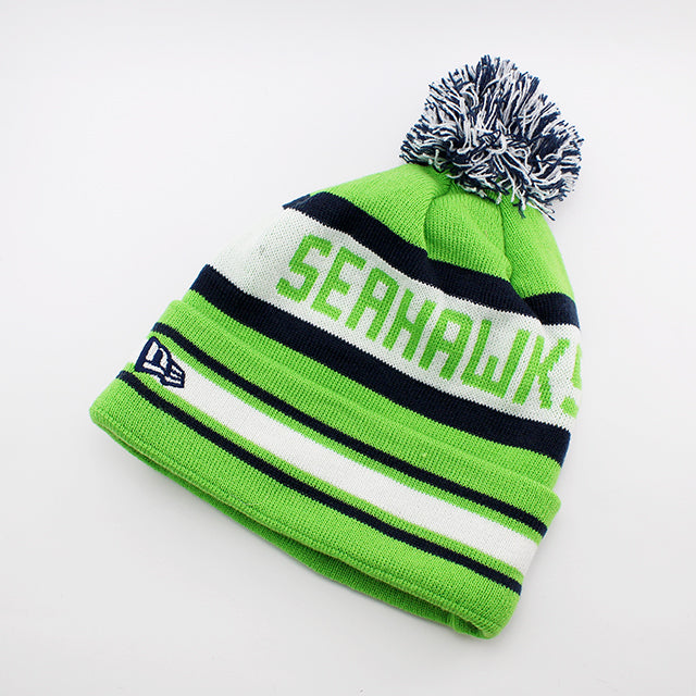 ニューエラ ニットキャップ ビーニー シアトル シーホークス NFL ALT JAKE-3 KNIT CAP BEANIE LIME GREEN