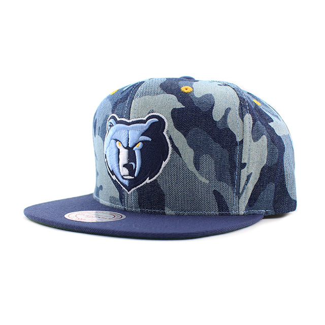 ミッチェル&ネス スナップバック キャップ メンフィス グリズリーズ NBA DENIM-CAMO SNAPBACK CAP MULTI