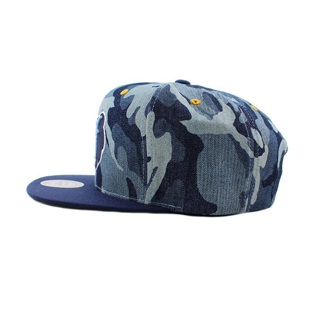 ミッチェル&ネス スナップバック キャップ メンフィス グリズリーズ NBA DENIM-CAMO SNAPBACK CAP MULTI