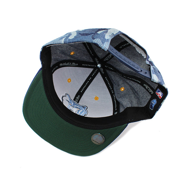 ミッチェル&ネス スナップバック キャップ メンフィス グリズリーズ NBA DENIM-CAMO SNAPBACK CAP MULTI