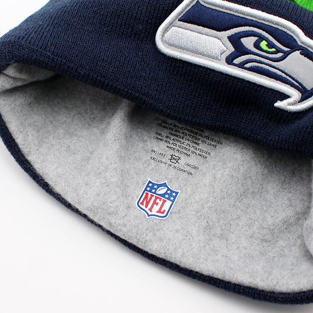 ニューエラ ニットキャップ ビーニー シアトル シーホークス NFL THANKSGIVING DAY KNIT CAP BEANIE LIME GREEN