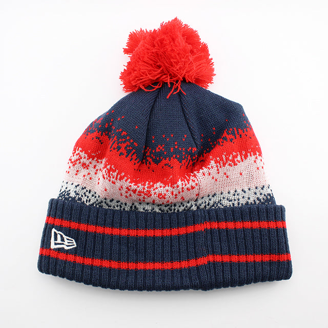 ニューエラ ニットキャップ ビーニー ニューイングランド ペイトリオッツ NFL SPEC-BLEND KNIT CAP BEANIE NAVY