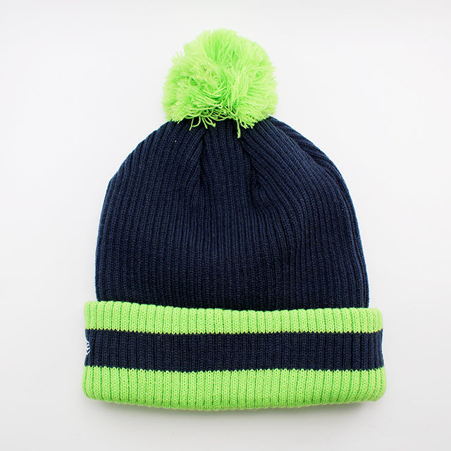 ニューエラ ニットキャップ ビーニー シアトル シーホークス NFL CHILLER FILLER KNIT CAP BEANIE NAVY
