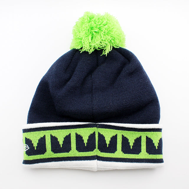 ニューエラ ニットキャップ ビーニー シアトル シーホークス NFL TEAM-RELATION KNIT CAP BEANIE NAVY