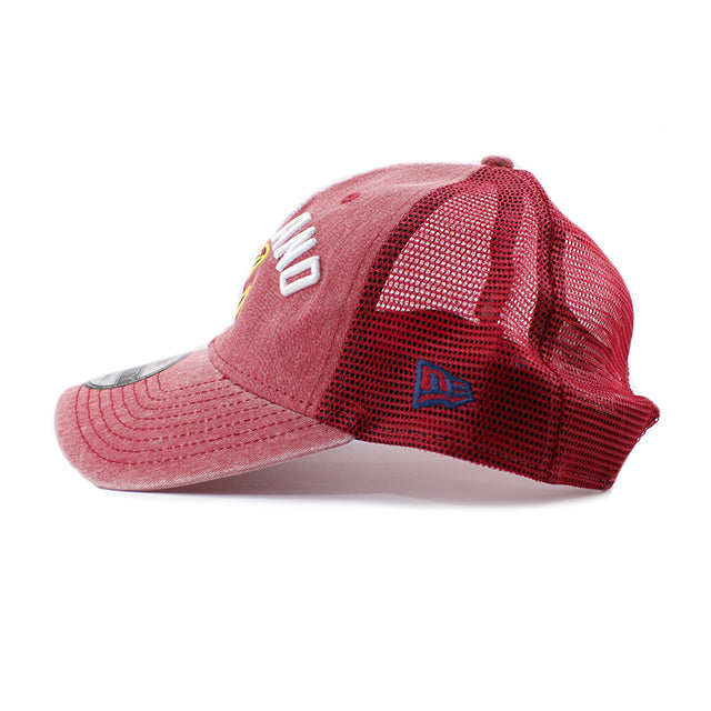 ニューエラ 9TWENTY メッシュキャップ クリーブランド キャバリアーズ NBA RUGGED-TEAM TRUCKER MESH CAP BURGUNDY