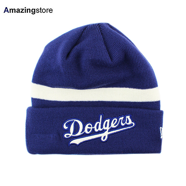 ニューエラ ニット ビーニー ロサンゼルス ドジャース MLB RETRO CUFF KNIT BEANIE CAP ROYAL NEW ERA LOS ANGELES DODGERS