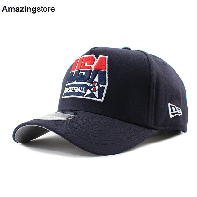 USA代表 ドリームチーム ニューエラ 9FORTY USA BASKETBALL DREAM TEAM A-FRAME SNAPBACK CAP NAVY