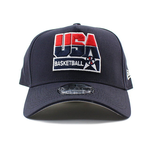 USA代表 ドリームチーム ニューエラ 9FORTY USA BASKETBALL DREAM TEAM A-FRAME SNAPBACK CAP NAVY