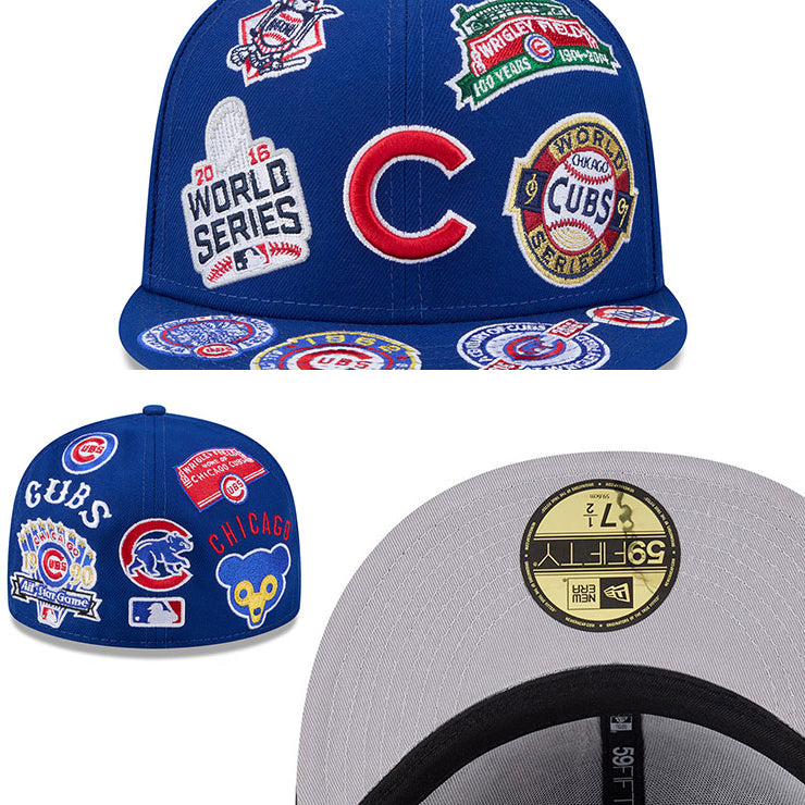 ニューエラ キャップ 59FIFTY シカゴ カブス MLB ALL-OVER FITTED CAP