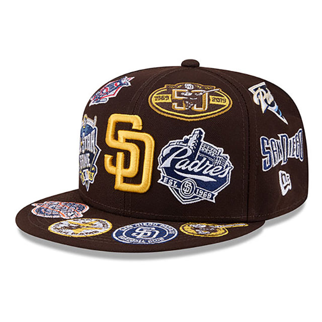 ニューエラ キャップ 59FIFTY サンディエゴ パドレス MLB ALL-OVER FITTED CAP