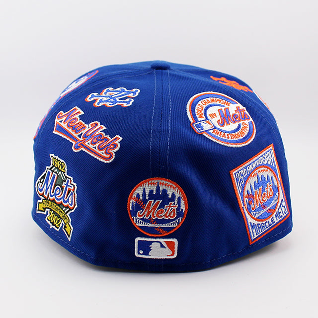 ニューエラ キャップ 59FIFTY ニューヨーク メッツ MLB ALL-OVER FITTED CAP