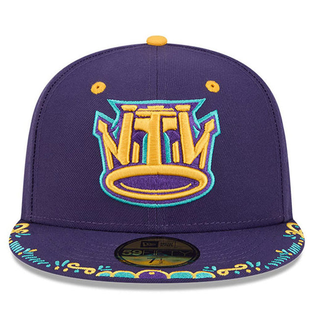 ニューエラ キャップ 59FIFTY ブルックリン サイクロンズ MiLB FITTED CAP PURPLE
