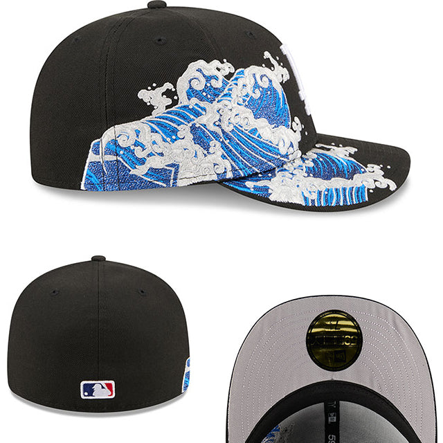 ニューエラ キャップ PC59FIFTY ロサンゼルス ドジャース MLB PRE-CURVED SURF THE WAVE FITTED CAP