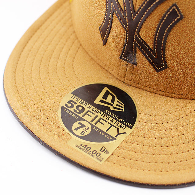 (DEAD STOCK) ニューエラ キャップ 59FIFTY ニューヨーク ヤンキース MLB DABU FITTED CAP CAMEL