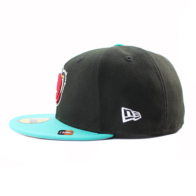 ニューエラ キャップ 59FIFTY メンフィス グリズリーズ 2024-25 CLASSIC EDITION JERSEY HOOK FITTED CAP BLACK-TEAL