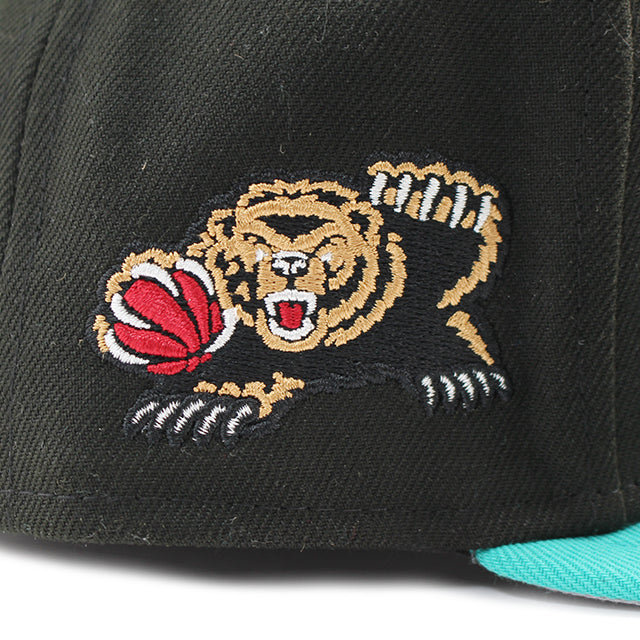 ニューエラ キャップ 59FIFTY メンフィス グリズリーズ 2024-25 CLASSIC EDITION JERSEY HOOK FITTED CAP BLACK-TEAL
