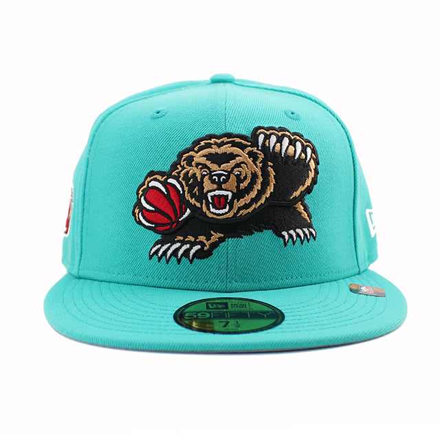 ニューエラ キャップ 59FIFTY メンフィス グリズリーズ 2024-25 CLASSIC EDITION JERSEY HOOK FITTED CAP TEAL