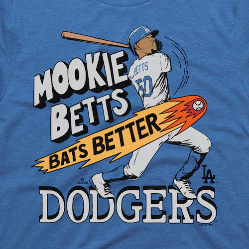 ムーキー ベッツモデル 海外取寄 Tシャツ GRAPHIC PLAYER T-SHIRT ROYAL BLUE