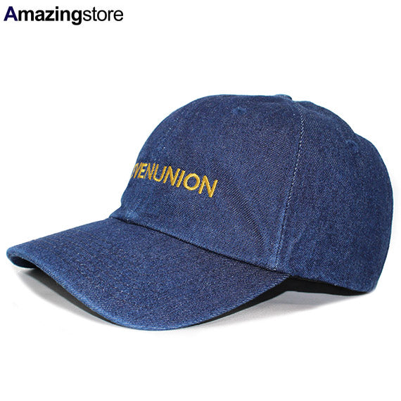 7ユニオン 7U PARALLEL STRAPBACK CAP INDIGO DENIM