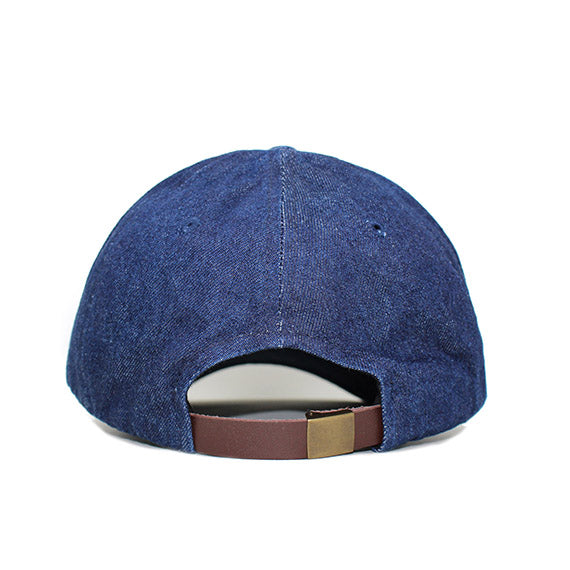 7ユニオン 7U PARALLEL STRAPBACK CAP INDIGO DENIM