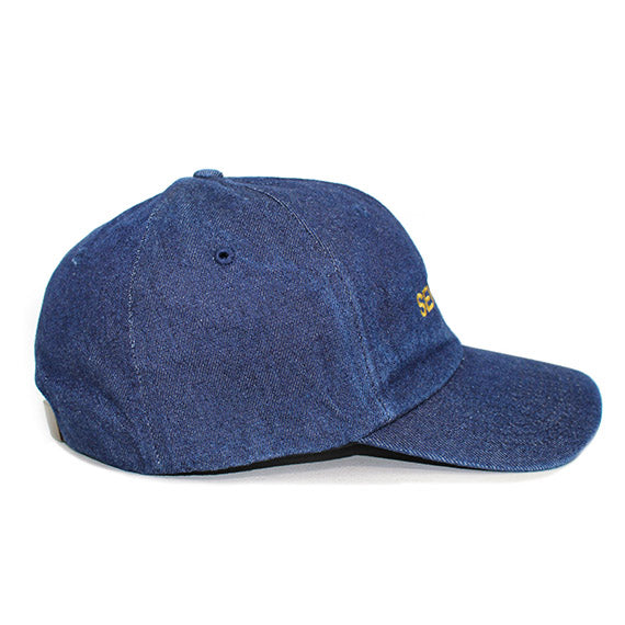 7ユニオン 7U PARALLEL STRAPBACK CAP INDIGO DENIM
