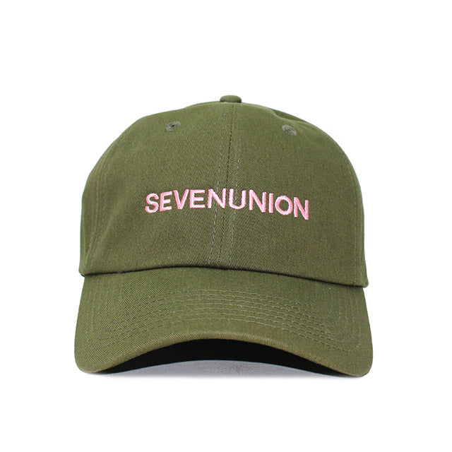 7ユニオン 7U PARALLEL STRAPBACK CAP OLIVE