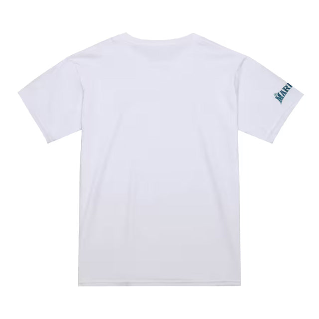 イチロー選手モデル 海外取寄 ミッチェルアンドネス Tシャツ シアトル マリナーズ COOPERSTOWN COLLECTION PLAYER T-SHIRT WHITE